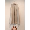 Dress 09, beige linen