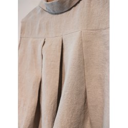 Dress 09, beige linen