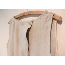 Dress 15, beige linen