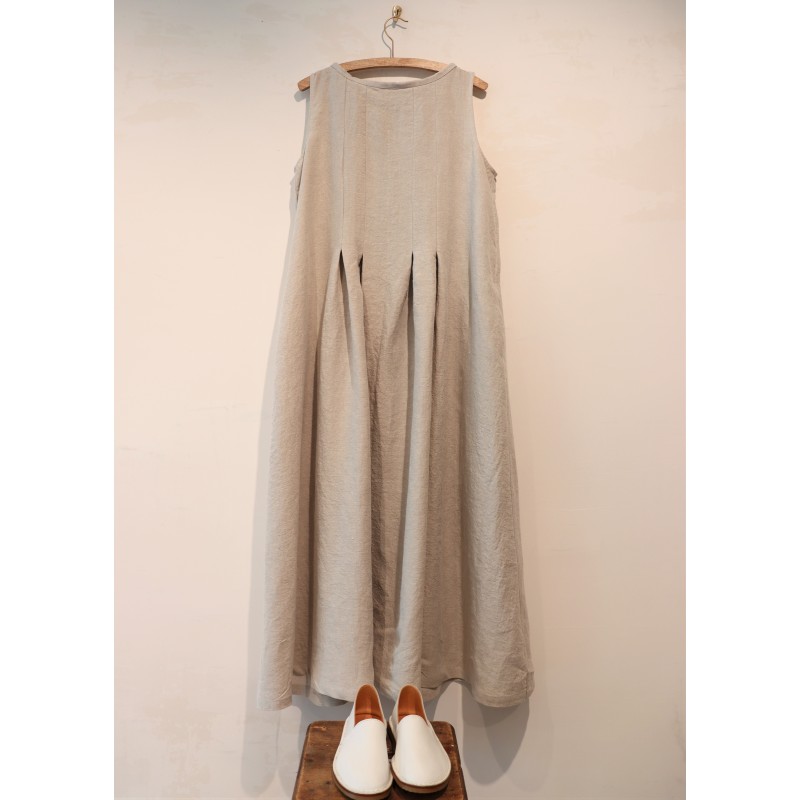 Dress 15, beige linen