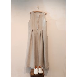 Dress 15, beige linen