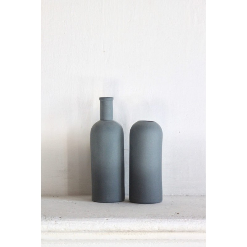 Vase simple gris