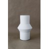 White Geometric Vase