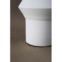 Vase géométrique blanc