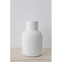 "Aire" White Vase