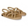 Women sandals, beige