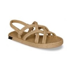 Sandales femme, beige