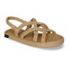 Women sandals, beige