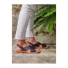 Sandals Uzes, black leather