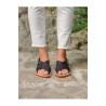 Sandals Uzes, black leather