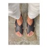 Sandals Uzes, black leather