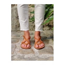 Sandals Baltic, natural leather