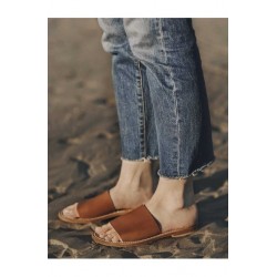 Sandals Tatane, brown  leather