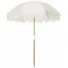 Holiday beach umbrella, antique white