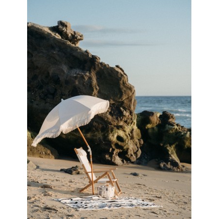 Parasol de plage Holiday, blanc antique