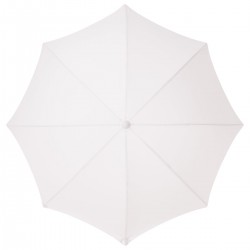 Holiday beach umbrella, antique white