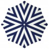 Holiday beach umbrella, navy crew stripes