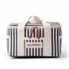 mini cooler, navy bleu stripes