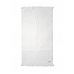 Serviette de plage, blanc antique