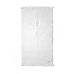 Serviette de plage, blanc antique