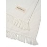 Serviette de plage, blanc antique