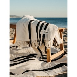 Parasol de plage, blanc antique