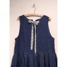 Dress 13, heavy indigo linen