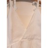 Strap top, white linen