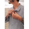 Mixt shirt, light stripes linen