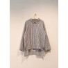 Mixt shirt, light stripes linen