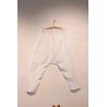 Uniform saroual, white linen