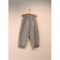 Uniform trousers, light stripes linen