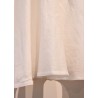 Long skirt, white linen