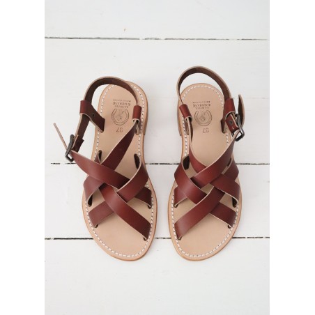 Sandals Brehat, brown  leather