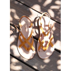 Sandals Baltic, natural leather