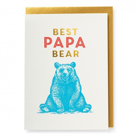 Carte postale + enveloppe "Best Mama Bear"