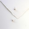 "Blod Stud" earrings - Silver