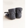 Merino Wool Booties - Dark Grey