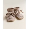 Merino Wool Booties - Dark Grey