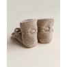 Merino Wool Booties - Dark Grey