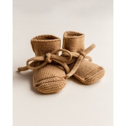 Merino Wool Booties - Sand