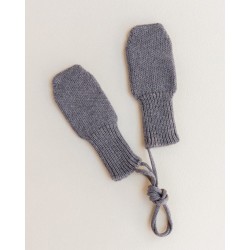 Merino Wool mittens -Dark Grey