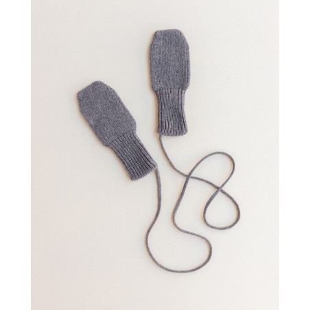 Merino Wool mittens -Dark Grey