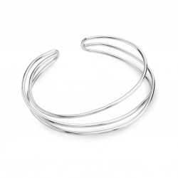 "Threads" cuff - Silver