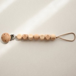 Pacifier clip Paulo - Dark grey