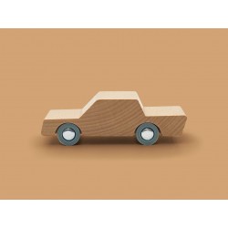 Voiture en bois - Rouge