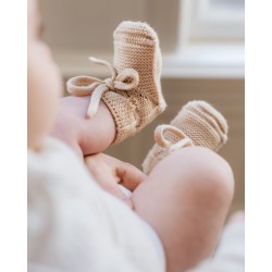 Merino Wool Booties - Dark Grey