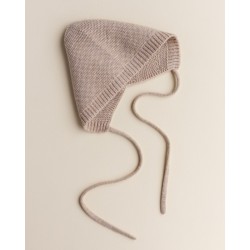 Bonnet Dolly en laine de mérinos - Beige