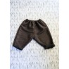 Classic trousers, brown wool drap