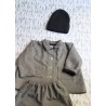 Baby jacket, grey wool